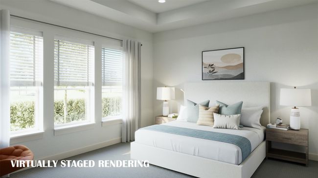 Your new owner's suite offers a peaceful and relaxing place to unwind at the end of your day. VIRTUALLY STAGED RENDERING | Image 9