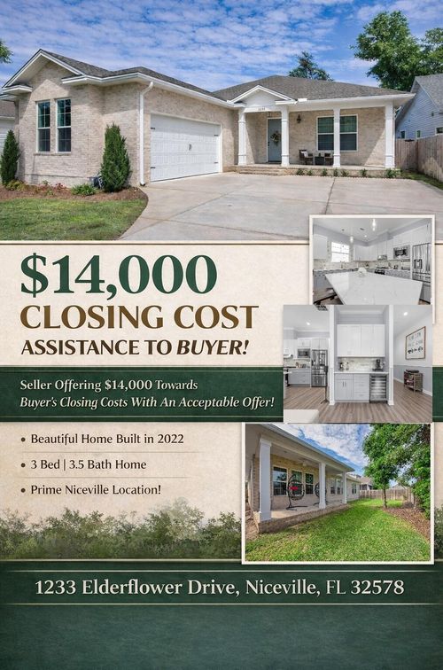 1233 Elderflower Dr, Niceville, FL, 32578-3426 | Card Image