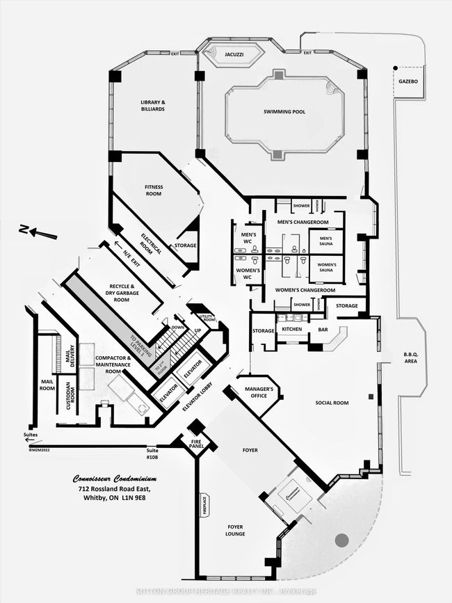 1206 - 712 Rossland Rd E, Condo with 2 bedrooms, 2 bathrooms and null parking in Whitby ON | Image 38