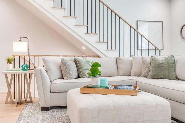 Living area with wood finished floors | Image 4