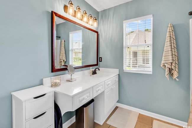 Bathroom featuring vanity and tile patterned flooring | Image 27