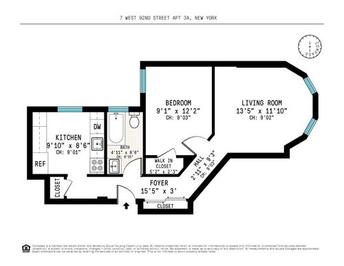 3a-7 W 92nd St, New York, NY, 10025-0177 | Card Image