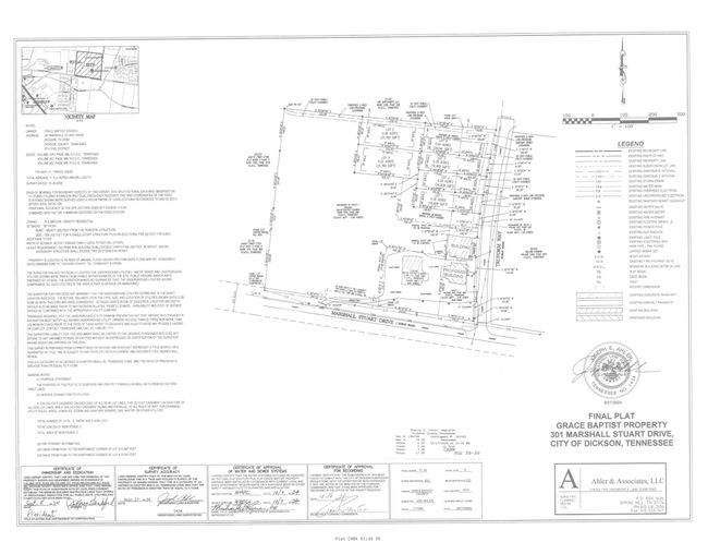 Grace Baptist Property 2024 Final Plat | Image 34