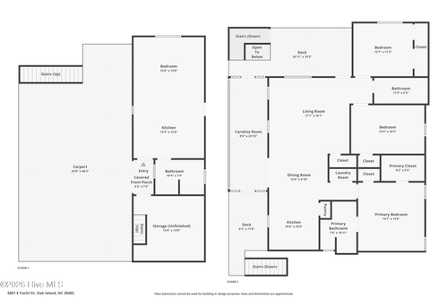 5801 E Yacht Dr, Oak Island, NC, 28465-4838 | Card Image
