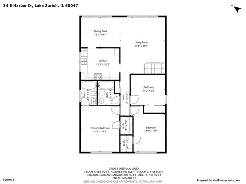 34 E Harbor Dr, Lake Zurich, IL, 60047-3076 | Card Image