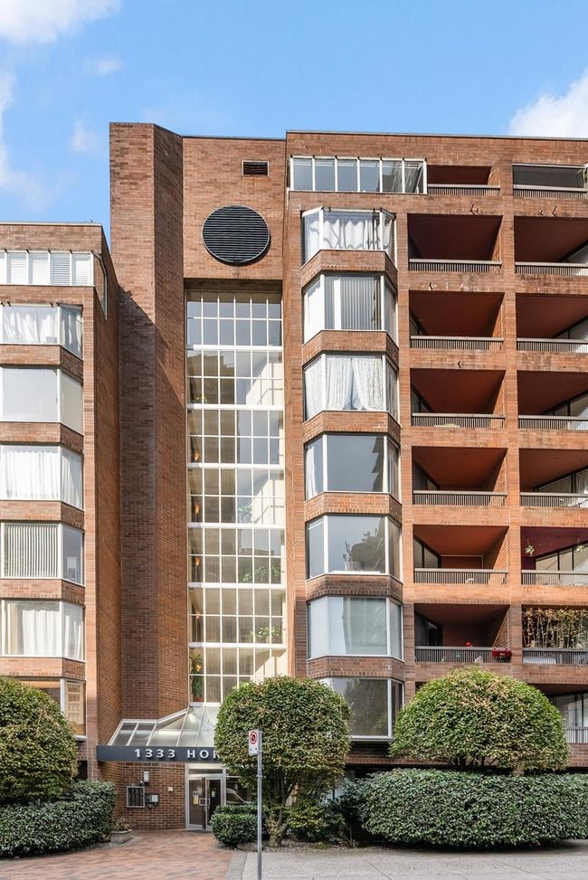 605 - 1333 Hornby St, Condo with 1 bedrooms, 1 bathrooms and null parking in Vancouver BC | Image 18