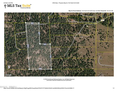 16 N2240, Nutrioso, AZ, 85932 | Card Image