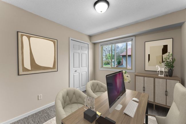 Virtually staged 3rd bedroom/office | Image 9