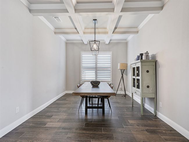 Large dining area with coffered ceiling | Image 6