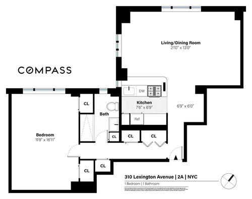 2a-310 Lexington Ave, New York, NY, 10016-3101 | Card Image