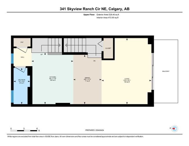 341 Skyview Ranch Circle Ne, Home with 3 bedrooms, 2 bathrooms and 3 parking in Calgary AB | Image 45