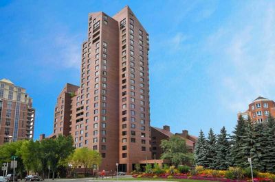 202 - 500 Eau Claire Ave Sw, Condo with 2 bedrooms, 2 bathrooms and 2 parking in Calgary AB | Image 1