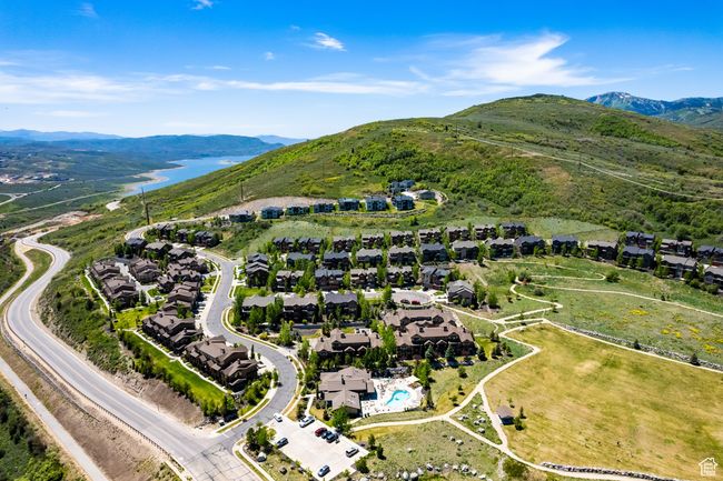 Drone / aerial view featuring a residential view and a mountain view | Image 6