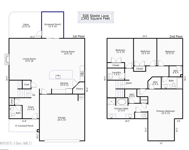 508 Steele Loop, House other with 4 bedrooms, 3 bathrooms and 2 parking in Wilmington NC | Image 52
