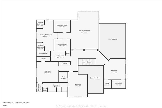 2704 Sw Gray Ln, House other with 5 bedrooms, 5 bathrooms and null parking in Lee's Summit MO | Image 40