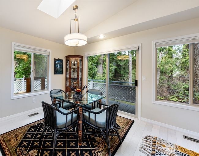 Dining area with all new lighting | Image 8