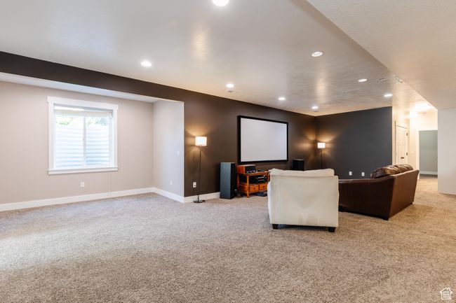 Cinema with light carpet and recessed lighting | Image 29