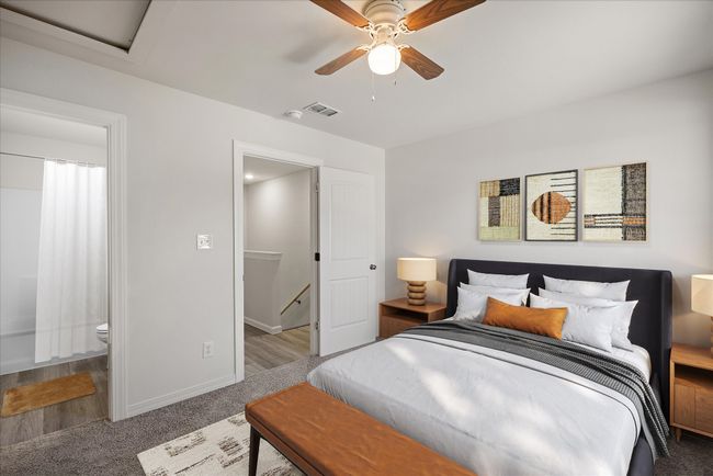 **Virtually Staged Bedroom With Ensuite Bathroom | Image 7