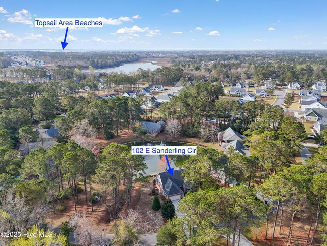 102 E Sanderling Cir, House other with 2 bedrooms, 2 bathrooms and 2 parking in Hampstead NC | Image 47
