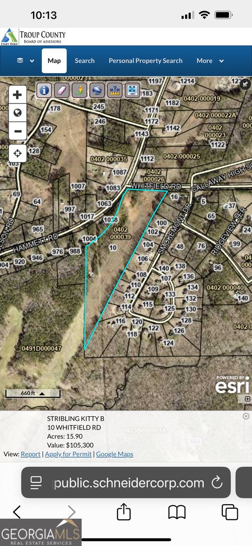 10 Whitfield Rd, Lagrange, GA, 30241-9364 | Card Image