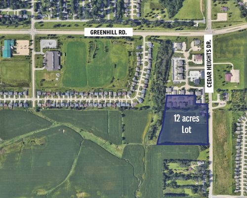 12 Acres Cedar Heights Drive, Cedar Falls, IA, 50613 | Card Image