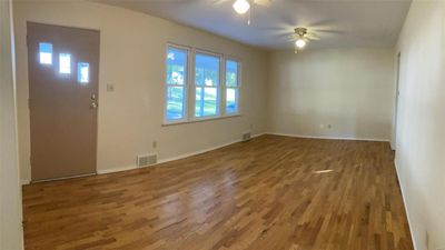 Entrance foyer with ceiling fan and hardwood / wood-style floors | Image 2