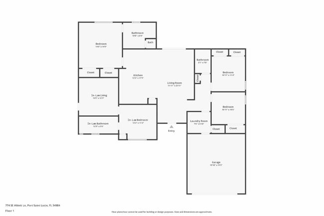 774 Se Ablett Ln, House other with 4 bedrooms, 3 bathrooms and null parking in Port St. Lucie FL | Image 61