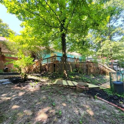 View of yard with a deck | Image 2