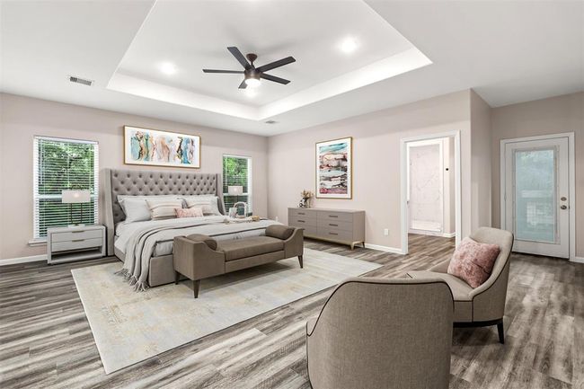 Virtually staged primary suite | Image 14