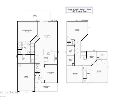 3647 Roseblossom Dr, Leland, NC, 28451-5404 | Card Image
