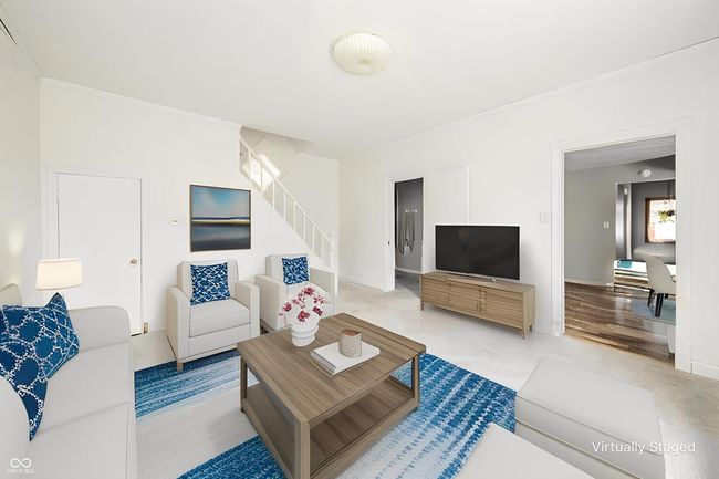 Virtually Staged Family room | Image 5