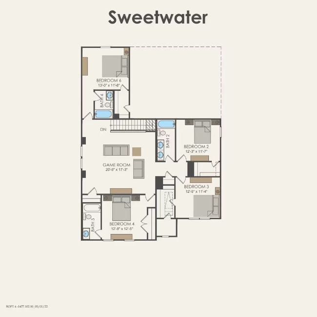 Pulte Homes, Sweetwater floor plan | Image 4