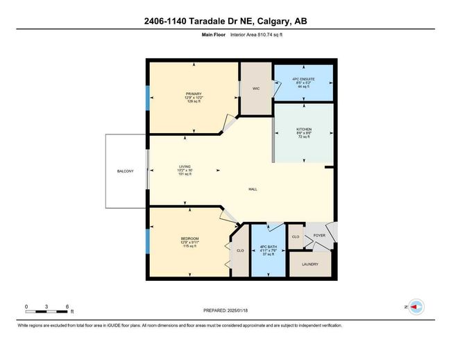 2406 - 1140 Taradale Dr Ne, Condo with 2 bedrooms, 2 bathrooms and 1 parking in Calgary AB | Image 18