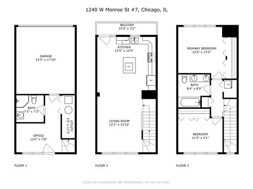 unit-7-1240 W Monroe St, Chicago, IL, 60607-2573 | Card Image