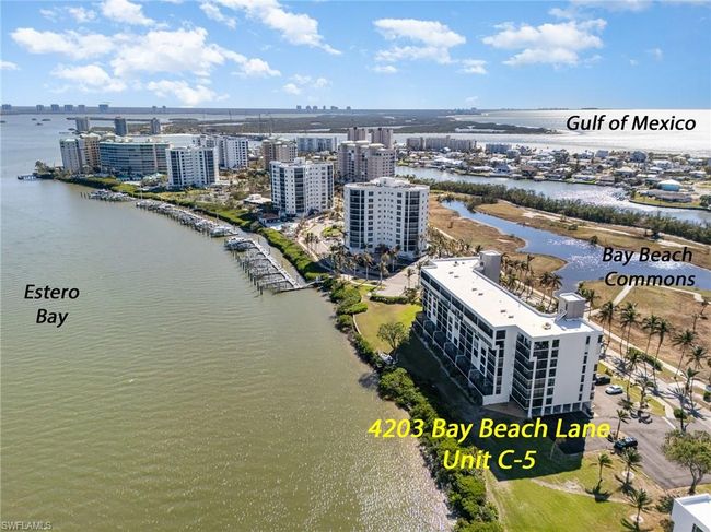 BOAT DOCKS MAY BE AVAILABLE FOR PURCHASE OR LEASE WITHIN THE BAY BEACH COMMUNITY. FROM THOSE DOCKS, YOU COULD BE BOATING IN THE OPEN WATERS OF THE GULF IN APPROXIMATELY 15 MINUTES! OR TRAVEL ESTERO BAY NORTH TO FMB'S RESTAURANTS. | Image 40