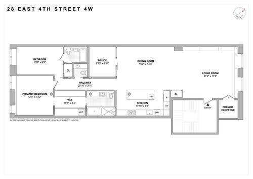 4w-28 E 4th St, New York, NY, 10003-7025 | Card Image