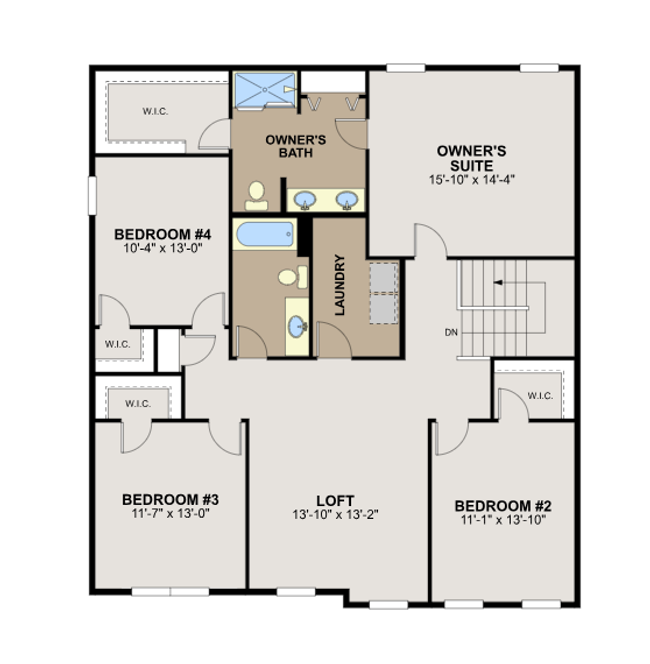 Waterbury Second Floor Floorplan | Image 31