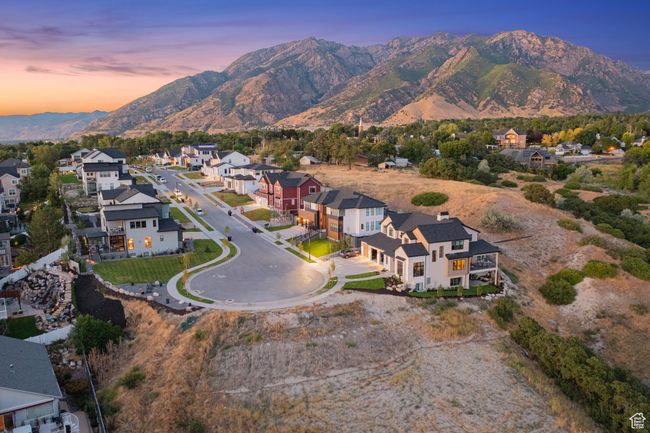 View of mountain backdrop featuring nearby suburban area | Image 22