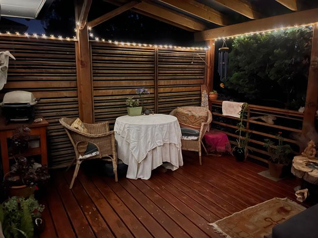 Wooden terrace featuring outdoor dining space | Image 36