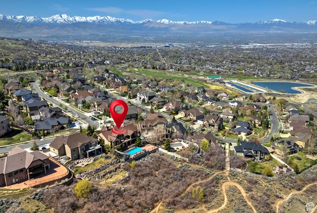 Drone / aerial view with a water and mountain view and a residential view | Image 10