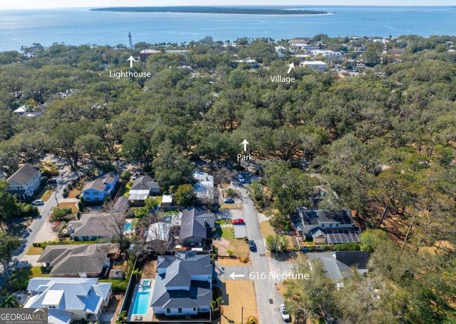 616 Neptune Way, House other with 6 bedrooms, 5 bathrooms and 4 parking in St Simons Island GA | Image 44