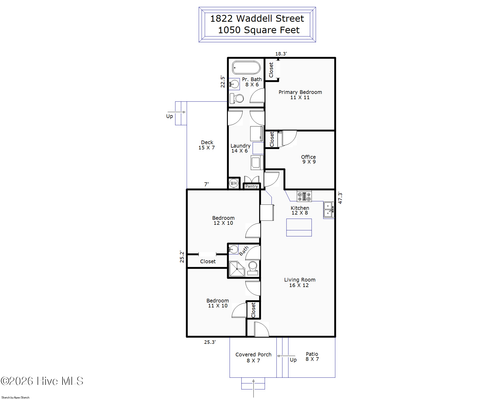 1822 Waddell St, Wilmington, NC, 28401-6541 | Card Image