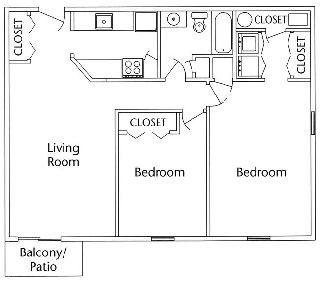 APT-302 - 7 Railroad Ave, Condo with 2 bedrooms, 1 bathrooms and null parking in Derry NH | Image 8