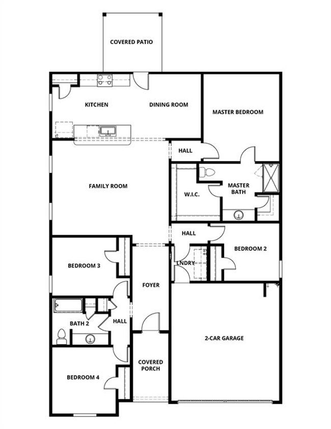 15683 Honey Cove Dr, House other with 4 bedrooms, 2 bathrooms and 2 parking in Conroe TX | Image 24