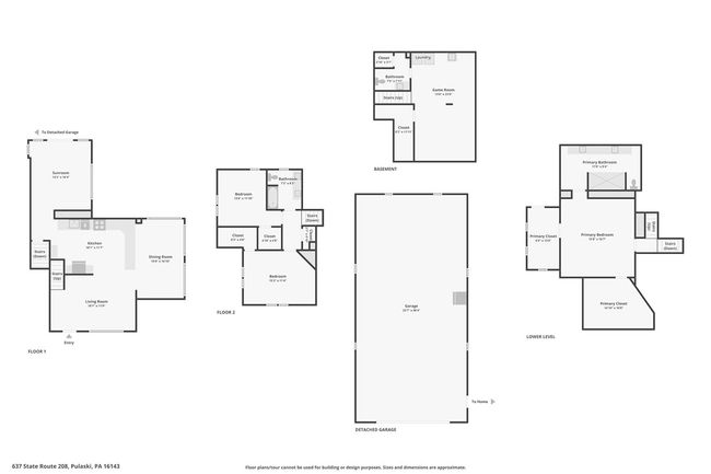 637 State Route 208, House other with 3 bedrooms, 3 bathrooms and 4 parking in Pulaski PA | Image 48