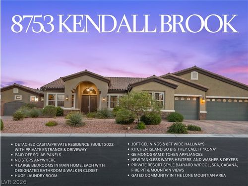8753 Kendall Brook Cir, Las Vegas, NV, 89149-4144 | Card Image