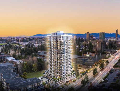 2402 - 9675 King George Boulevard, Condo with 2 bedrooms, 2 bathrooms and 1 parking in Surrey BC | Card Image