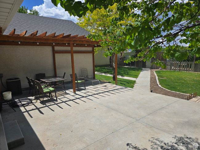 View of patio featuring a pergola | Image 86