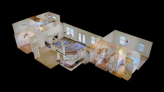 Dollhouse view of 40614 Rolling Forest Dr. You can access the 3D matterport and property tour in the video tour tab. | Image 43