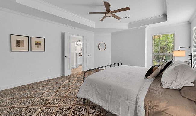 Primary Bedroom with seating area, en suite bath and new high end designer carpeting | Image 20